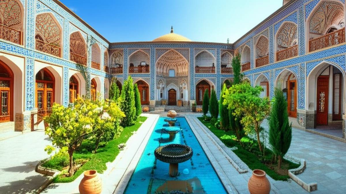 هتل سنتی باغ مشیر الممالک یزد | اقامتگاه تاریخی یزد