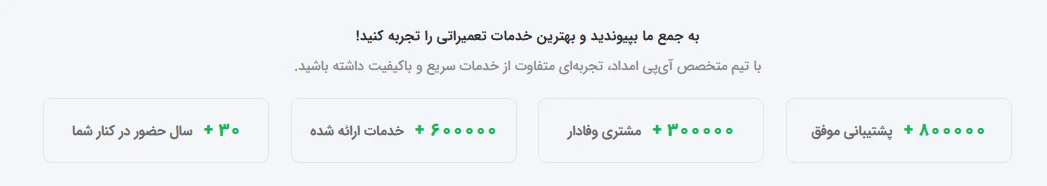 بهترین شرکت های خدماتی در ایران