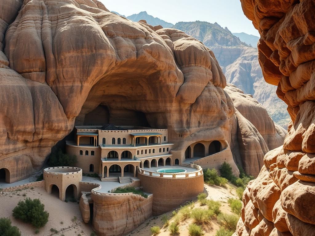 هتل صخره ای لاله کندوان | اقامتگاه خاص کوهستانی