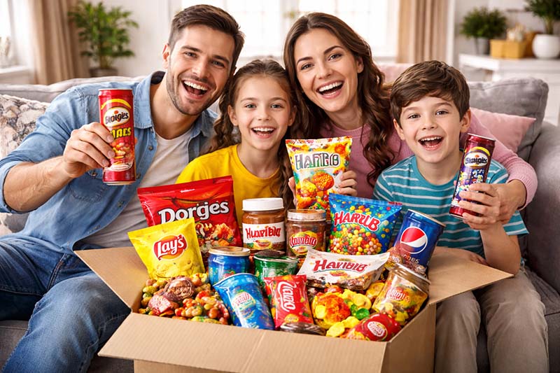 خرید خوراکی‌های خارجی برای خانواده‌ها